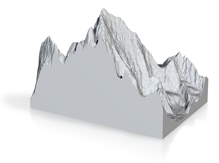 Model of Mount Everest 3d printed