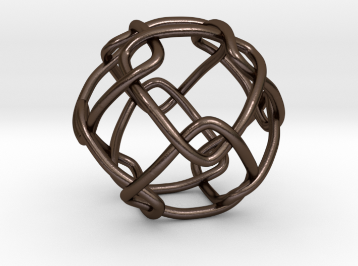 Link with Cubic Symmetry Group 3d printed