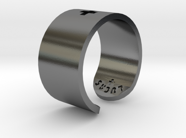 Adjustable Plus Ring 3d printed