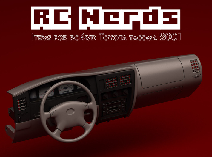 RCN122 Steering Wheel for RC4WD Toyota Tacoma 3d printed 