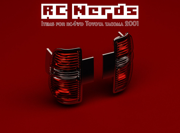 RCN126 Rear Light lenses for RC4WD Toyota Tacoma 3d printed 