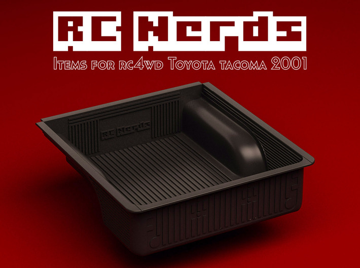 RCN128 Bed liner for RC4WD Toyota Tacoma 3d printed 