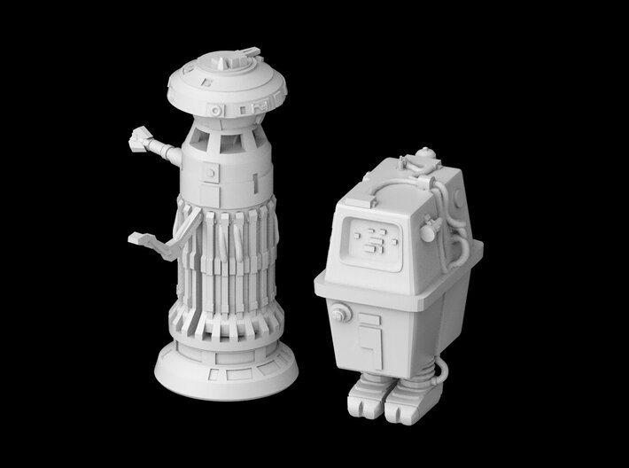(1/47) FX-7 Medical Droid + GNK Power Droid 3d printed