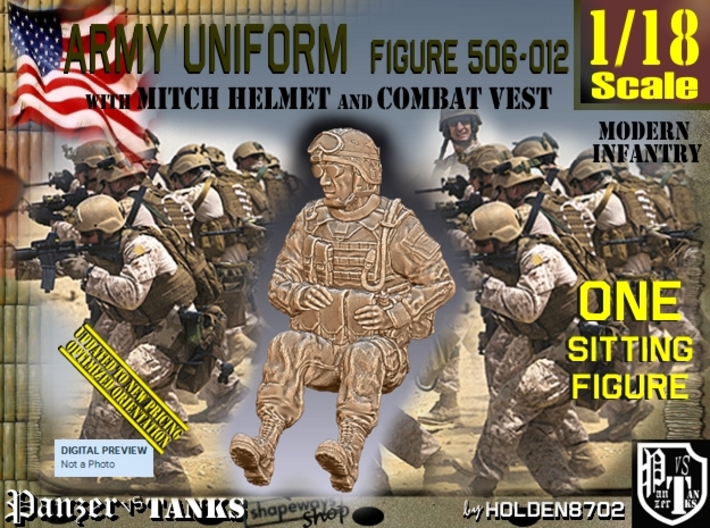 1/18 Mod-Unif Vest+Mitch 506-012 3d printed