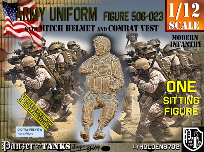 1/12 Mod-Unif Vest+Mitch 506-023 3d printed