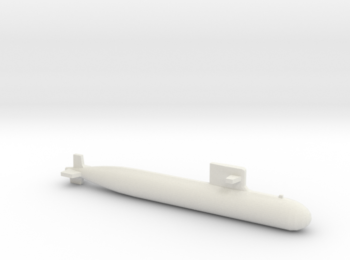 PLA[N] 093A Submarine, Full Hull, 1/1800 3d printed