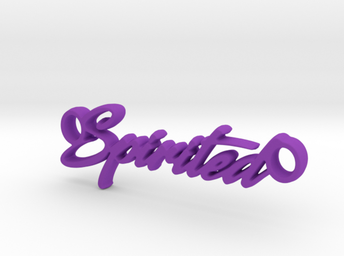 Spirited Pendant - Vivid Colors 3d printed 