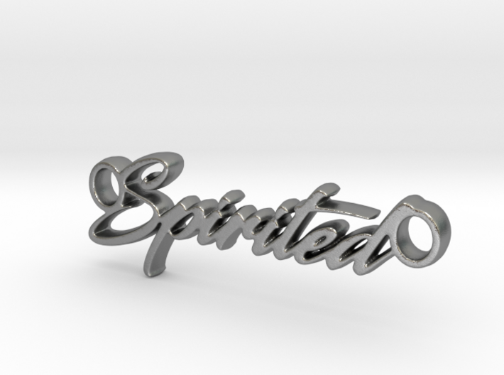 Spirited Pendant- Metal 3d printed