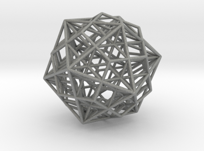 Great Dodecahedron / Dodecahedron Compound 1.6&quot; 3d printed