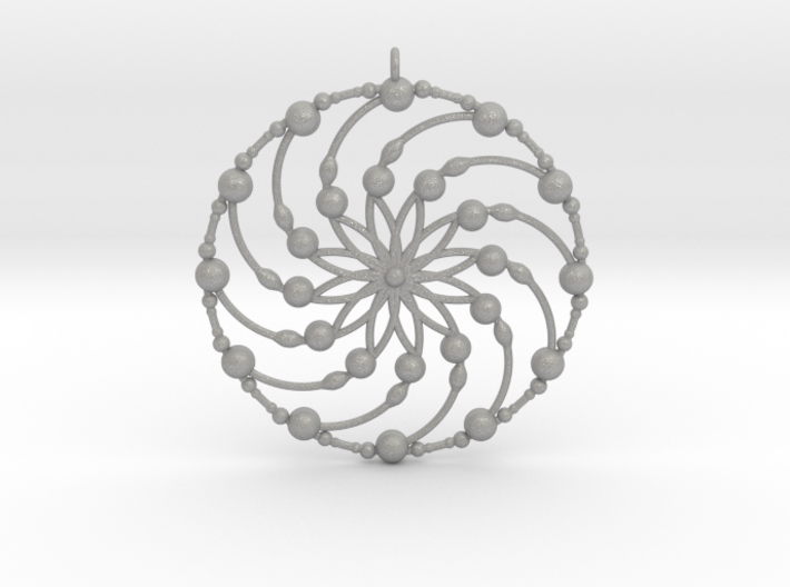 Crop circle  pendant 6 3d printed