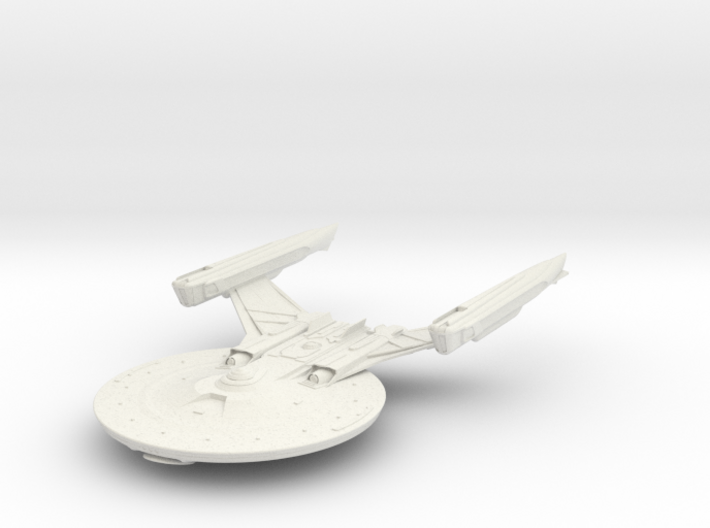 Federation Shepard Class LightCruiser V5 4.3&quot; long 3d printed