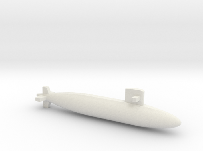Yūshio-class submarine, Full Hull, 1/2400 3d printed