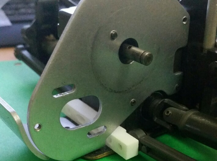 losi jrx2 rear pivot support 3d printed 
