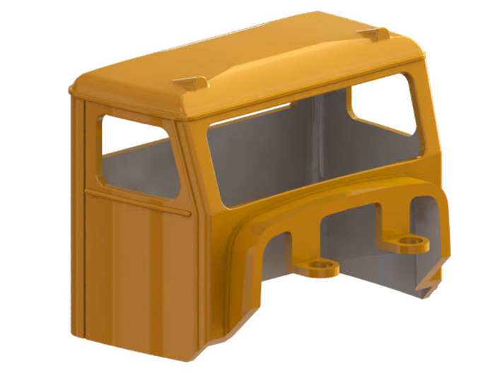 Truck Cab, Be-Ge 1080, fits Tekno Scania 3d printed CAD-model
