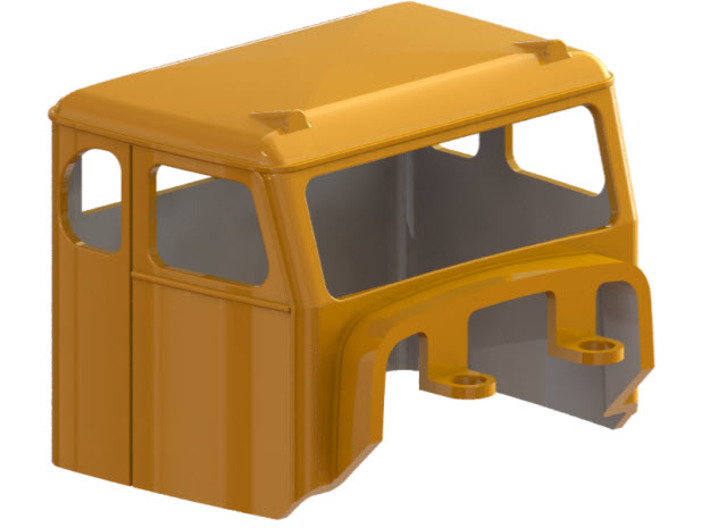 Truck Cab, Be-Ge 1450, fits Tekno Scania 3d printed CAD-model
