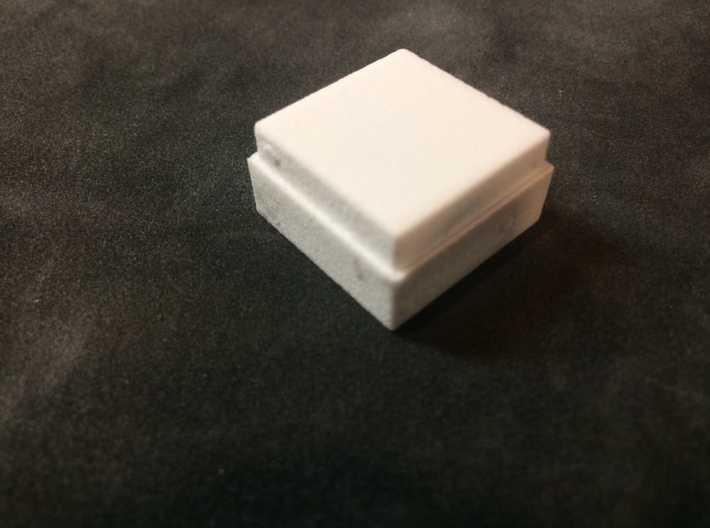 Miniature Gift Box 1 inch Square by 1/4 inch deep 3d printed Fitted together
