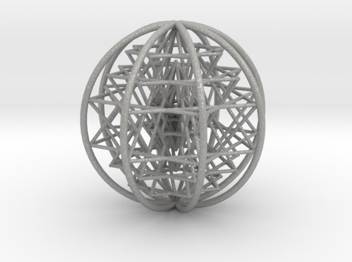 3D Sri Yantra 8 Sided Symmetrical 3&quot; 3d printed