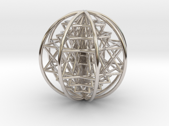 3D Sri Yantra 8 Sided Optimal Large 3&quot; 3d printed