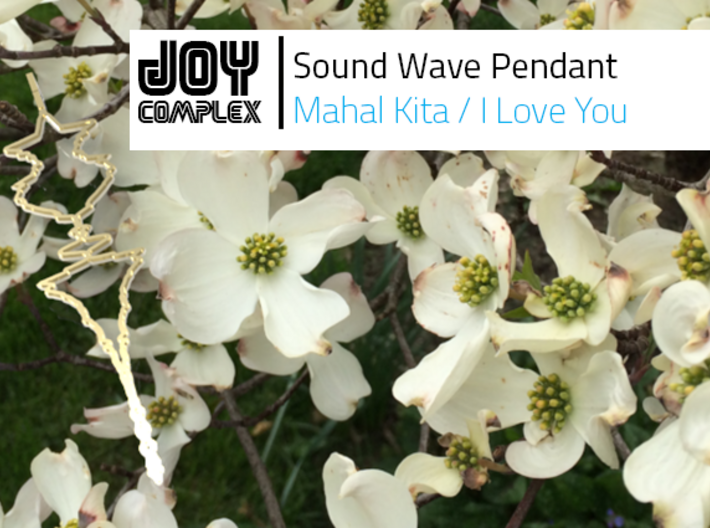 Tagalog "Mahal Kita/I Love You" | Pendant 3d printed 
