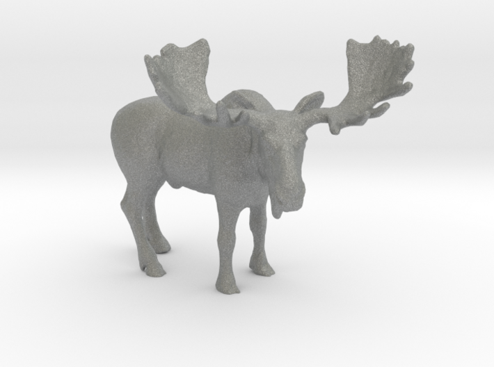 HO Scale Moose 3d printed This is a render not a picture