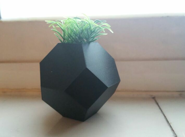mini geodesic dome planter 3d printed 