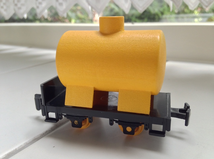 Gnomy Tank Wagon 3d printed Product placed on  a Gnomy chassis