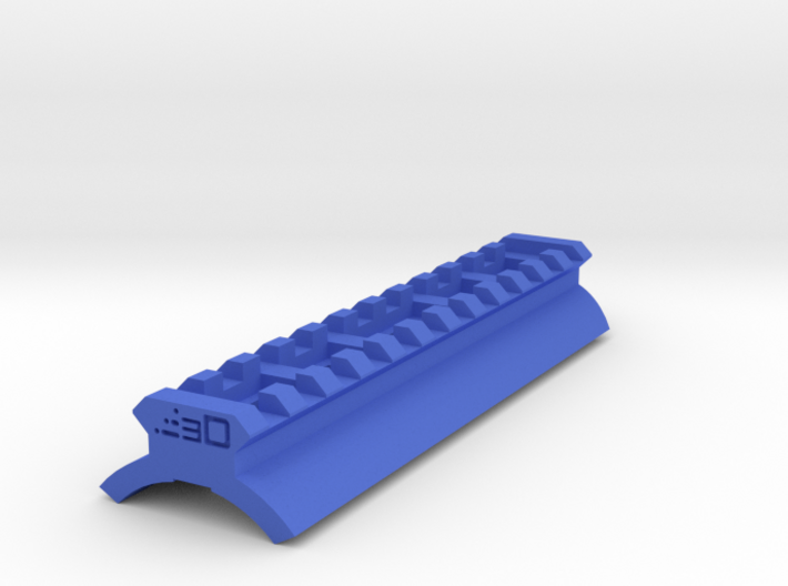 Shotgun Receiver Picatinny Rail (Glue On) 3d printed