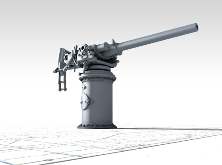 1/32 Hotchkiss 3-pdr 1.85"/40 (47mm) x1 3d printed 3d render showing product detail
