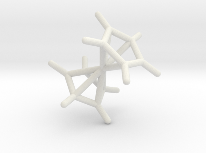 #38 D5d ferrocene (staggered) 3d printed