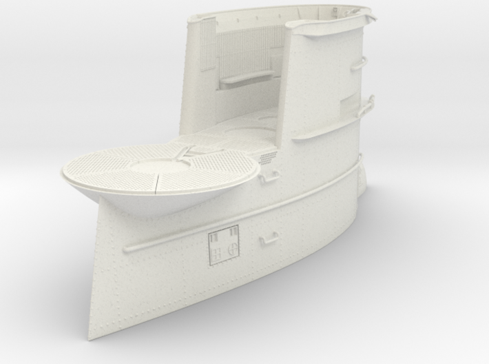 1/16 DKM U-Boot VII/C Conning Tower 3d printed
