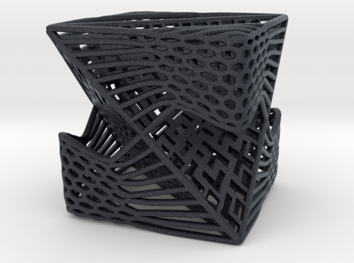 Tetrahedron inside Cube  3d printed