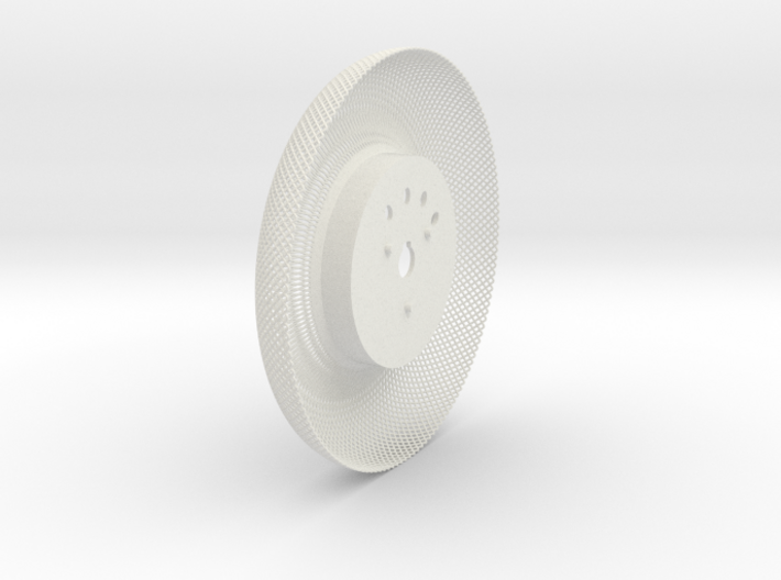 C-LRV wheel inner mesh &amp; hub-FL&amp;BR 3d printed