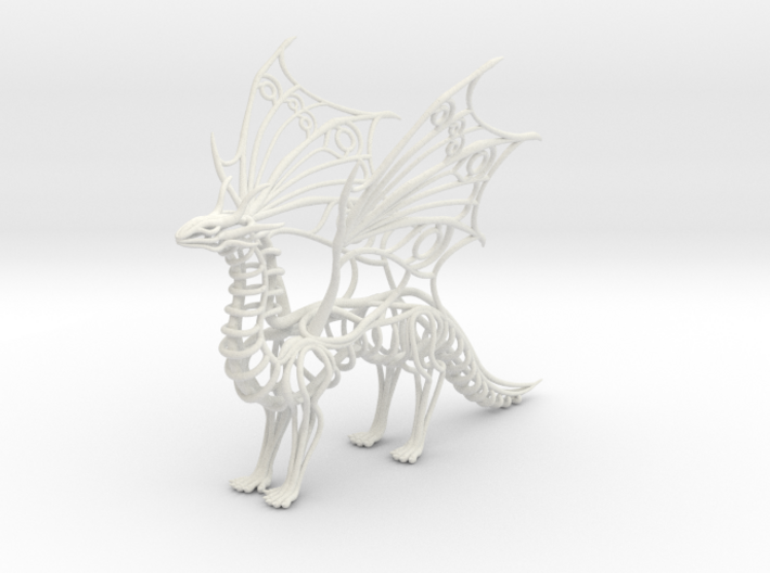 Hollow Butterfly Dragon 3d printed 