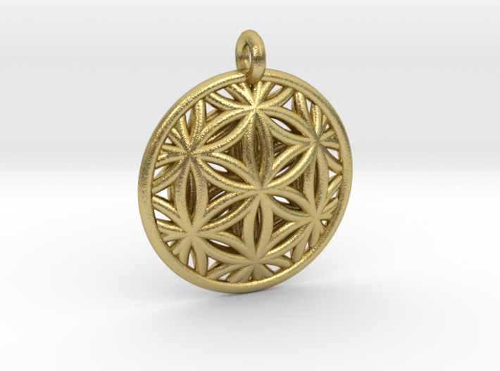Flower of Life Pendant Type 2 3d printed