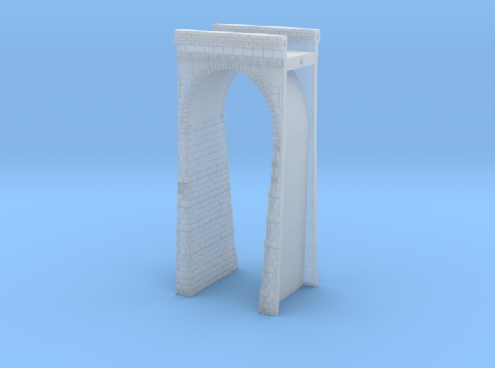 T-scale Stone Viaduct Section - 30mm Straight 3d printed