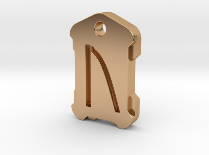 Nordic Rune Letter U 3d printed