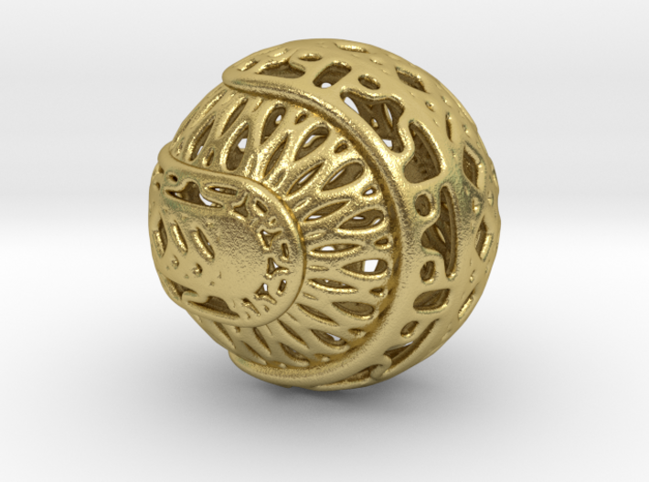 Tree of life sphere perforated 3d printed