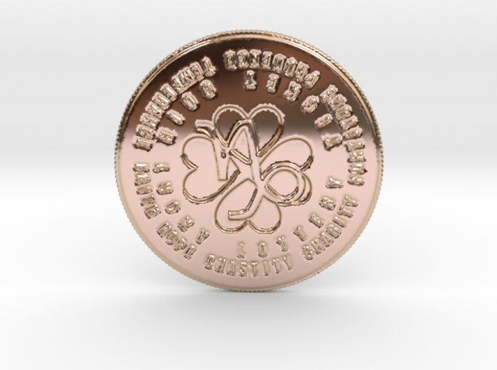 Capricorn Coin of 7 Virtues 3d printed