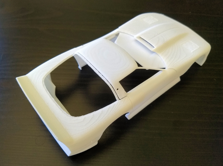 02-B5A 1988 SCCA Trans Am Corvette #88 3d printed Photo of the complete printed body