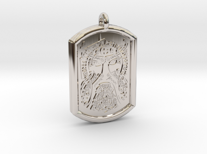 Thor Knotwork Norse Pendant  3d printed