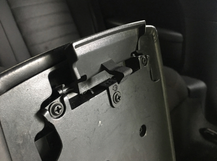 Dodge Challenger Armrest repair - 5 Hook Shells OS 3d printed 