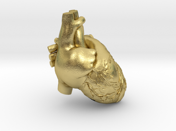 very tiny detail heart 3d printed