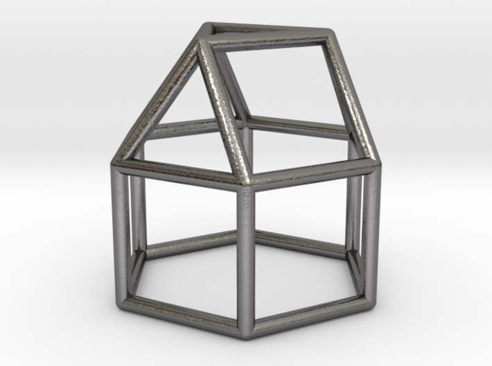 0767 J18 Elongated Triangular Cupola E (a=1cm) #1 3d printed