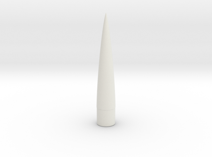 Nose Cone - 0.98 in - 5 to 1 von Karman 3d printed