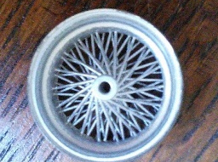 1/24 Wire wheel for street rods & customs  3d printed painted
