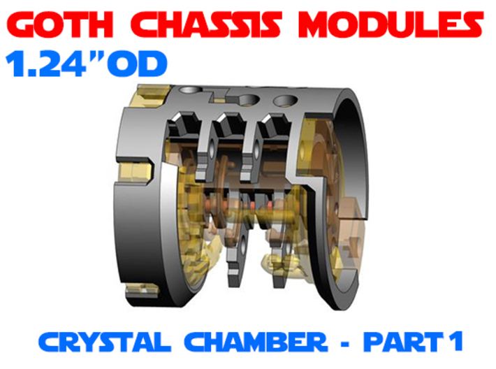 GCM124-CC-01-1 - Crystal Chamber Part1 - shell 3d printed