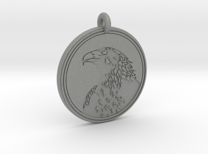 Golden Eagle Animal Totem Pendant 3d printed