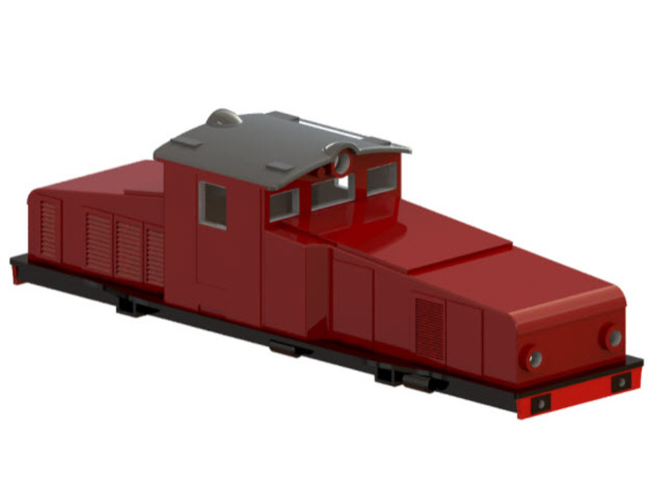 Swedish SJ electric locomotive type Hg - N-scale 3d printed CAD-model