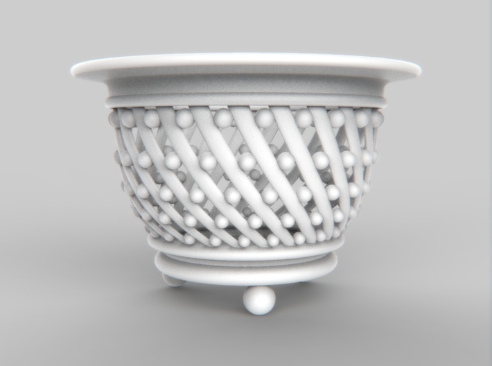 Neo Pot Spiral  2.5in.  3d printed Neo Pot Spiral 2.5in.