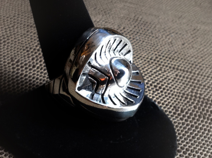 Ring of India - Size 11 1/2 (20.98 mm) 3d printed Polished Silver